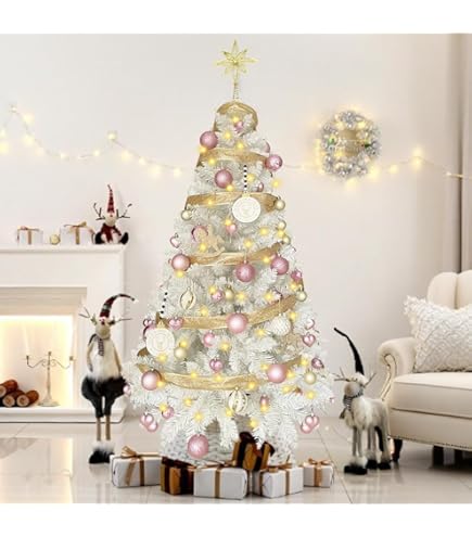 Amazon | コンチネンタルクリスマスツリーセット ゴールド H180×W110cm